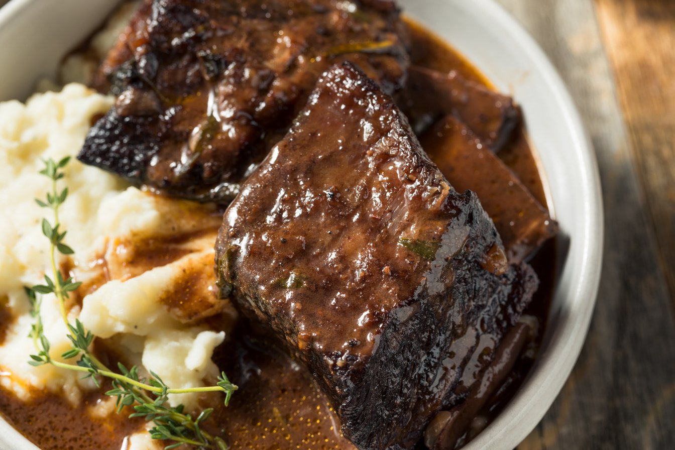 Homemade Braised Beef Short Ribs